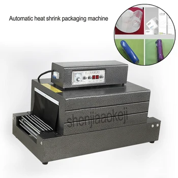  220 v / 380 v 4500 w Otomatik ısı shrink paketleme makinesi BS-300 Zincir tipi Taşıma laminasyon makinesi Plastik Film laminasyon