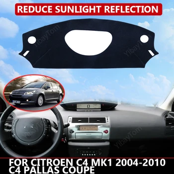  Araba Dashboard Kapak Citroen C4 MK1 2004-2010 C4 Pallas Coupe Mat Koruyucu Güneş Gölge Dashmat Kurulu Ped Oto Halı