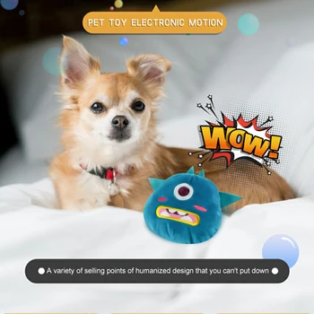  Interactives Gıcırtılı Köpek Oyuncak Elektronik Peluş Köpek Dayanıklı Çiğnemek Oyuncaklar Pet Malzemeleri Köpekler için GRSA889