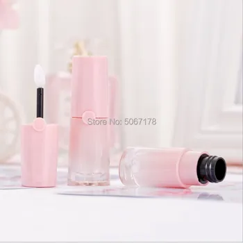  10/30/50 adet Pembe Boş Dudak Parlatıcısı Tüp Mini Doldurulabilir Şişeler Dudak Balsamı şişe fırçası Konteyner Taşınabilir Dudak Parlatıcısı Tüp