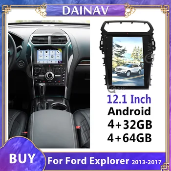  12.1 İnç Araba Multimedya DVD Oynatıcı FORD Explorer 2013 İçin 2014 2015 2016 2017 Android Araba GPS Navigasyon otomobil radyosu Stereo