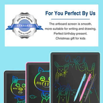  16 inç LCD yazma tableti Dijital Çizim Kurulu çocuk Sihirli Tahta Çocuklar Tablet Boyama Pedi Eğitici Oyuncaklar Hediyeler için