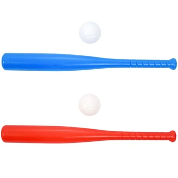  2 Adet Souviner beyzbol sopası spor oyuncakları çocuk Oyuncakları beyzbol sopası Kırmızı ve Mavi