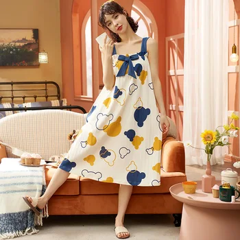  2021 yeni kadın askı etek seksi pijama ev giyim ilkbahar ve yaz hafif rahat Kore Japon tatlı bayan