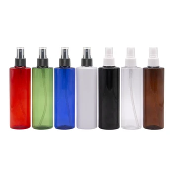 250 ml x 25 Boş Sprey pompa şişeleri PET Kozmetik Ambalaj 250cc Parfüm Şişesi Konteyner Sis Püskürtücü Çiçek Su