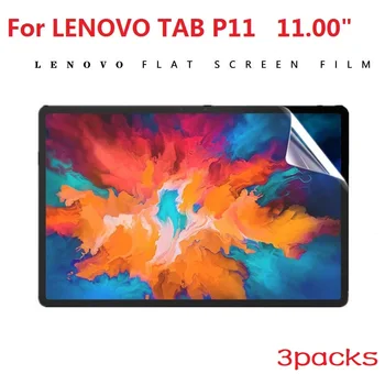  3 Paket Yumuşak PET Ekran Koruyucu için Lenovo Tab P11 TB-J606F P11 Artı TB-J607 Xiaoxin Pad 11 11 İnç Koruyucu Tablet Filmi