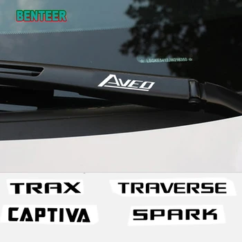  4 adet araba sileceği sticker KIVILCIM Aveo Trax Cruze Malibu Captiva Lacetti TRAVERSE Trailblazer Araba Aksesuarları