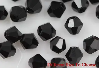  4mm 6mm 3mm 1000 adet/grup strand Bicone Faceted Cam Kesim Kaybeder kristal boncuklar Renkli beyaz şeffaf AB siyah beyaz hhryt43
