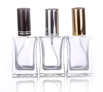  50 adet parfüm şişesi 30ml 50ml taşınabilir şeffaf cam sprey şişesi alt şişeleme basın şişe ince sis boş şişe SN1315