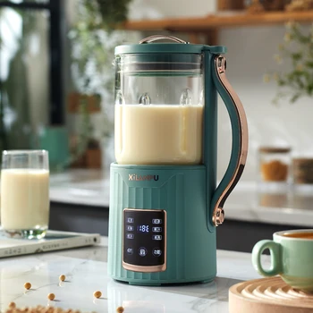  800ml soya sütü makinesi Elektrikli Meyve Sıkacağı Taşınabilir Blender Mikser Otomatik ısıtma Soya Üreticisi pirinç ezmesi Makinesi 220V