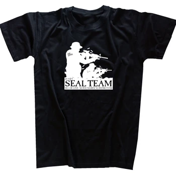  ABD Donanma Seals VI-Seal Ekibi Ordu Özel Kuvvetler T Shirt. Kısa Kollu %100 % Pamuk Rahat T-Shirt Gevşek Üst Boyutu S-3XL