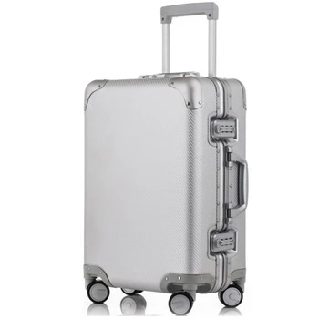  alüminyum çerçeve bagaj bavul üzerinde taşımak