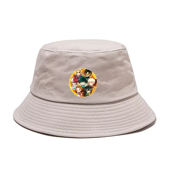  Anime My Hero Academia Rahat Balıkçı Şapka Boonie Şapka Öğrenci Kova Şapka Açık Kap Yaz güneşlikli kep plaj şapkası hip hop şapka