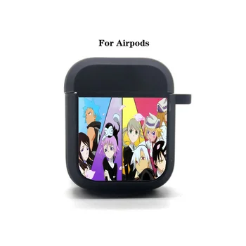  Anime Soul Eater AirPods 2 kılıf Kapak Apple AirPods 2 Kulaklık çantası Yumuşak Silikon Bluetooth Koruyucu kulaklık kutusu