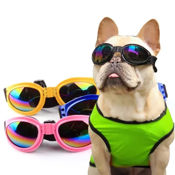  Açık Satış Pet Gözlük 6 Renk Katlanabilir Küçük Orta Büyük Köpek UV Koruma Güneş Gözlüğü Köpek Kedi Aksesuarları Köpek Aksesuarları