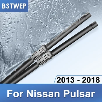  BSTWEP Silecek lastikleri Nissan Pulsar için (Sadece Avrupa Modeli için ) Fit Basma Düğmesi Kolları/ Kanca Kolları 2013 2014 2015 2016 2017 2018