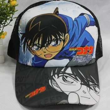  Cosplay Dedektif Conan Anime güneşlikli kep Moda Rahat Açık Doruğa Snapback Örgü Şapka Erkek veya Kız Hediye için