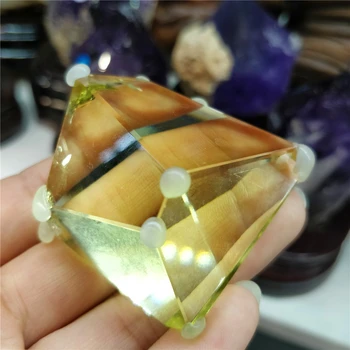  Düzensiz Temizle Kuvars Ham Kaliteli Sitrin Doğal Kristal Serbest Form Poligon Toplu Dekorasyon Hakiki Değerli Taşlar Mücevher