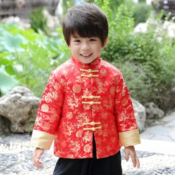  Erkek Elbise Mont Çin Kostüm Tang