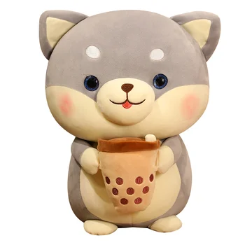  Güzel 20/35/45cm Sevimli Shiba Inu Köpek Kabarcık çay bardağı peluş oyuncak Dolması Kabarık Hayvan Yavru Bebek Yastık Çocuklar Yaratıcı Noel Hediyesi