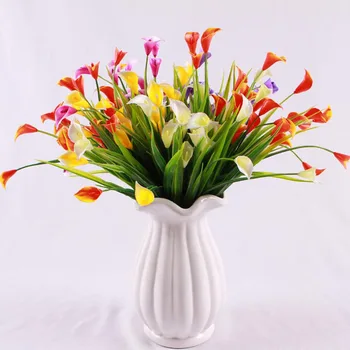  Güzel 25 Kafaları Buket yapay çiçek Sahte Bitkiler gelinçiceği Yaprak Plastik parti düğün Ev Odası yeni yıl Dekorasyon a11