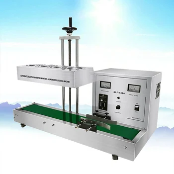  HBLD mikrobilgisayar masaüstü elektromanyetik indüksiyon alüminyum folyo ısı yapıştırma makinesi sürekli şişe indüksiyon mühürleyen