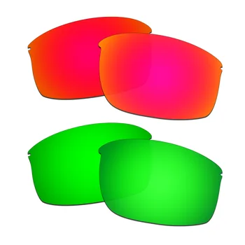 HKUCO Için Polarize Yedek Lensler Dinleme-Yeni Güneş Gözlüğü Kırmızı / Yeşil 2 Çift