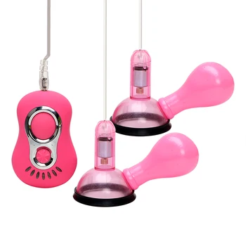  IKOKY Kadınlar için Seks Oyuncakları Yetişkin Oyunları Meme Pompası Masajı 7 Vibratör Hız Meme Klitoris Stimülatörü Titreşimli Meme Enayi