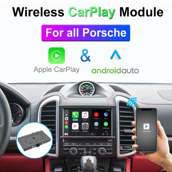  Kablosuz Apple Carplay Porsche 911 İçin Bosxter Cayman Macan Cayenne Panamera PCM3.1 CDR3. 1 PCM4. 0 Android Otomatik Modülü Arayüzü