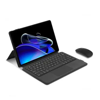  Kablosuz bluetooth Klavye Fare Kılıfı OPPO Realme için Pad X 11 inç 2022 TouchPad ile Klavye Muhafaza Kapağı