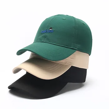  Kadın Kap Bahar Yaz beyzbol şapkası Kore Versiyonu Çok Yönlü Yuvarlak Yüz İnce Mektup Nakış güneş şapkası erkek Rahat Kap
