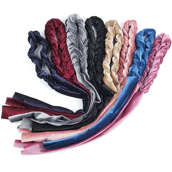  Kadın Örgü Örme Boho Hairband saç aksesuarları Moda Kafa Wrap Büküm Hairbands Elastik Bandaj El Yapımı Türban Şapkalar