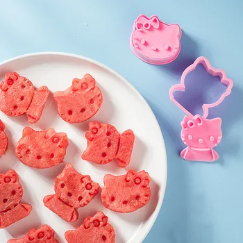  Kawaii Sanrio Kalıp Aksesuarları Hello Kittys Mymelody Kuromi Cinnamoroll Sevimli kurabiye kalıbı Anime Karakterler Doğum Günü Hediyeleri