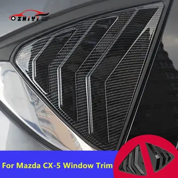  Köpekbalığı Solungaç Üçgen Deklanşör Araba Arka Cam Trim Pencere Delikleri Güneşlik Mazda CX-5 Araba Çıkartmaları