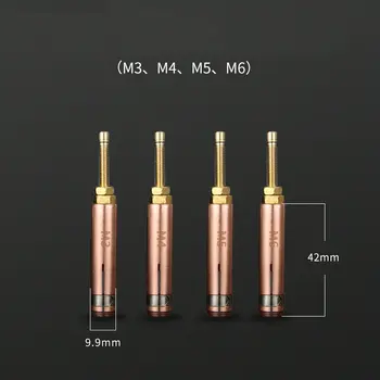 M3 / M4 / M5/M6/M8 / M10 kaynak makınesi tipi kaynak makınesi saplama kaynak makınesi vida vida kaynak meşale chuck saf bakır 10 Adet