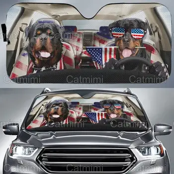  Rottweiler Araba Güneş Gölge, Araba Dekorasyon, Rottweiler Güneş Gölge, Rottweiler Hediye, Rottweiler Sevgilisi, Baba Hediye, Onun İçin hediyeler MC