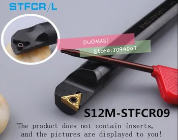  S12M-STFCR09 Metal Torna Araçları iç Torna Makinesi Torna alet takımı CNC Torna Araçları Sıkıcı Bar Tipi STFCR / L