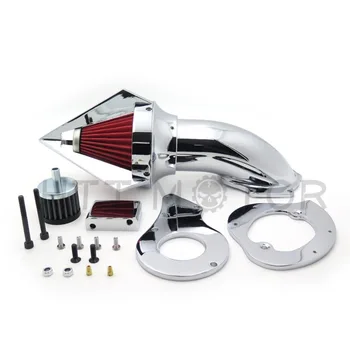  Satış sonrası motosiklet parçaları Spike Hava Temizleyici Setleri emme filtresi Honda Shadow 600 VLX600 1999-2012 KROM