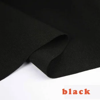  Siyah Streç Spandex Kumaş Örme Kumaş Jarse Kumaş Etek Elastik Kumaş Bikini Mayo BTY Ücretsiz Kargo