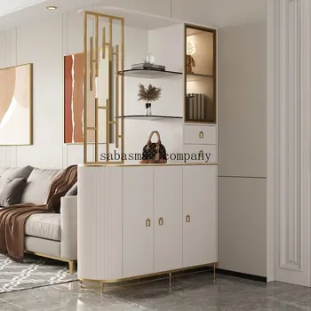  sundurma dolabı basit modern oturma odası giriş holü ekran odası salon dolabı bölme ayakkabı şarap dolabı