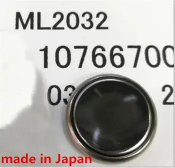  Sıcak YENI pil ML2032 2032 3 V 65 mah Şarj Edilebilir Düğme pil