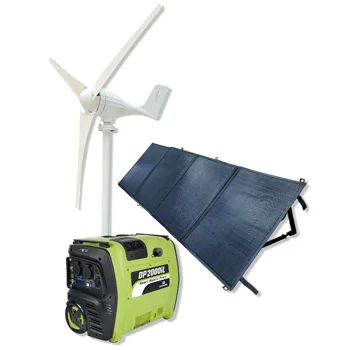  Taşınabilir Lityum LiFePO4 Pil 2kVA 2000W Güneş enerjisi sistemi, invertörlü güneş enerjisi jeneratörü
