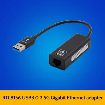  USB 3.0 Gigabit Ethernet Adaptörü TİPİ 2.5 G Ethernet Kartı RTL8156B RJ45 LAN Ağ Kartı Masaüstü İçin