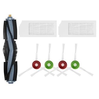  Yedek Ana Fırça Yan hepa filtre İçin Uyumlu Ecovacs T10 / T10 TURBO Elektrikli Süpürge Aksesuarları