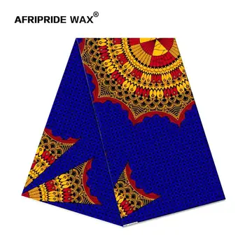  Yeni afrika baskı tüm satış batik pamuklu kumaş AFRIPRIDE 100 % yüksek kaliteli pamuk ankara baskı elbise perde A18F0733