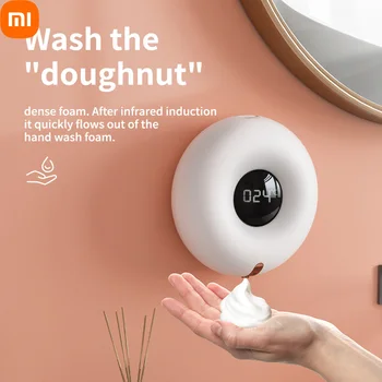 Yeni Xiaomi LED Ekran Otomatik İndüksiyon Köpük El Yıkama Sensörü Köpük Ev Kızılötesi sensörlü sabunluk Dağıtıcı Ev
