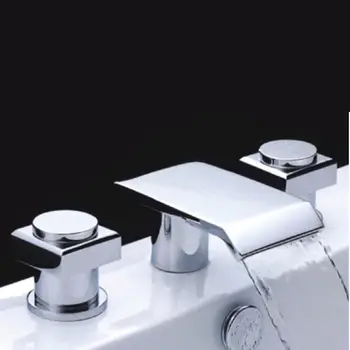  Yi yu marka LED üç parçalı BaoMian su banyosu güveç bibcock 3 parça ayrı havza musluk